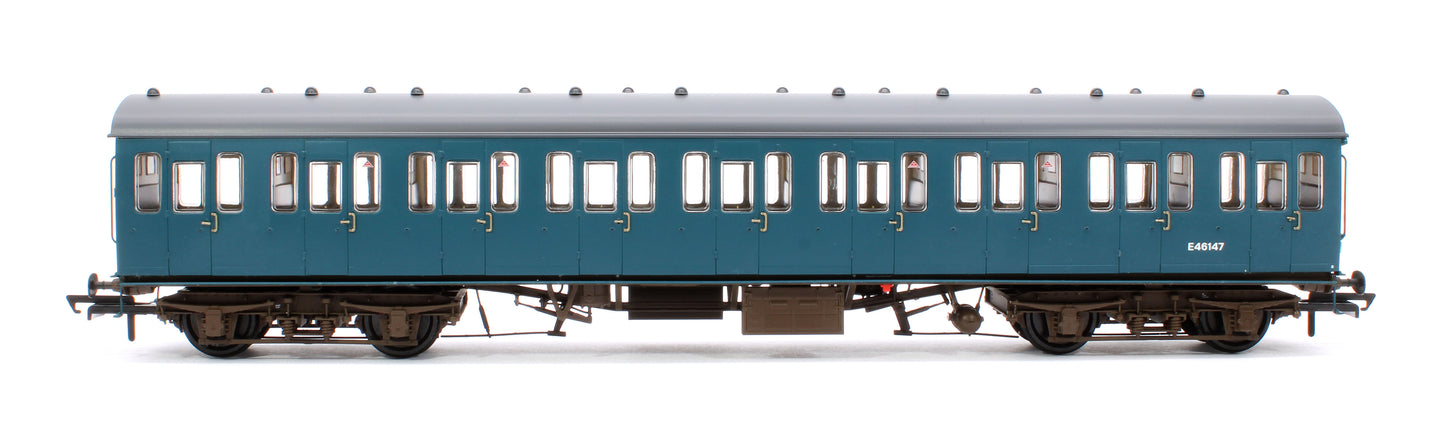 BR Mk1 57' Non-Gangway Coach - S - BR Rail Blue: E46147