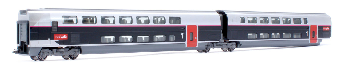 Pre-Owned TGV Lyria Euroduplex 10 Car Powered Set VI - DCC Fitted