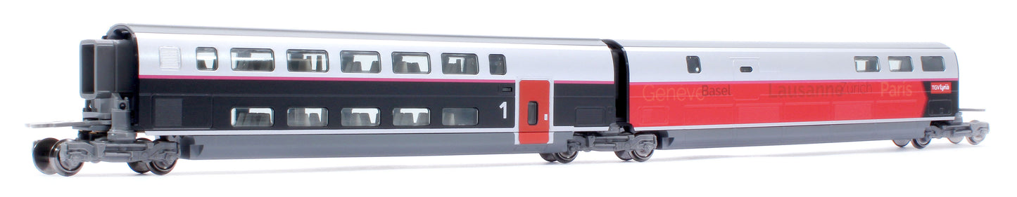 -50128 TGV Lyria Euroduplex 10 Car Powered Set VI