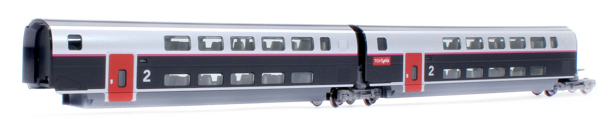 Pre-Owned TGV Lyria Euroduplex 10 Car Powered Set VI - DCC Fitted