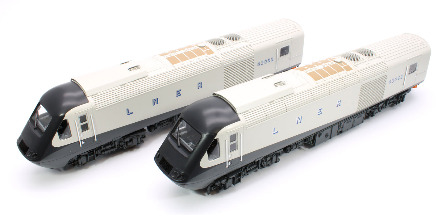 Class 43 HST Power Cars '43022 & 43052' HM Queen Elizabeth II Platinum Jubilee LNER Grey Train Pack