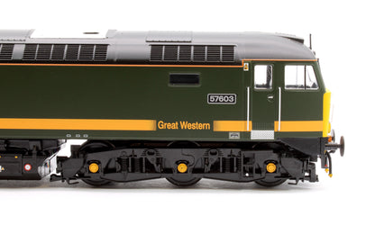 Pre-Owned Class 57 FGW 'Fag Packet' green 57603 Tintagel Castle Diesel Locomotive