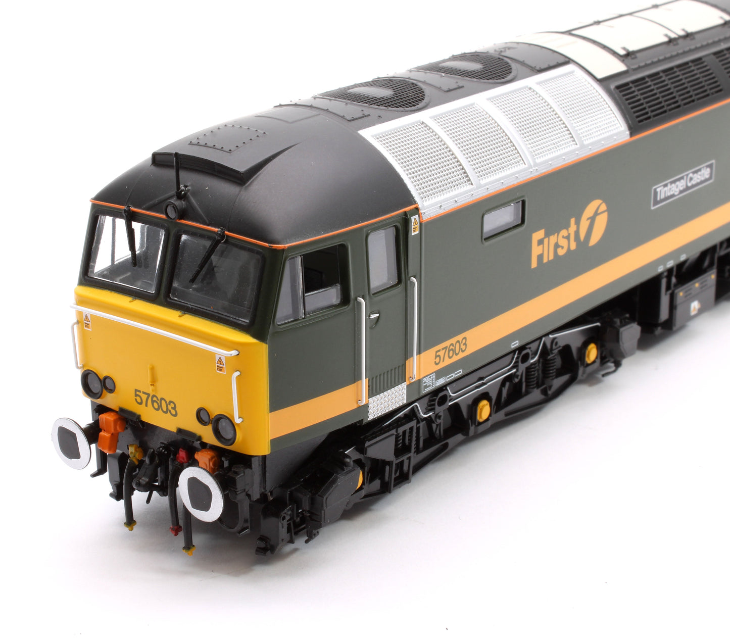 Pre-Owned Class 57 FGW 'Fag Packet' green 57603 Tintagel Castle Diesel Locomotive