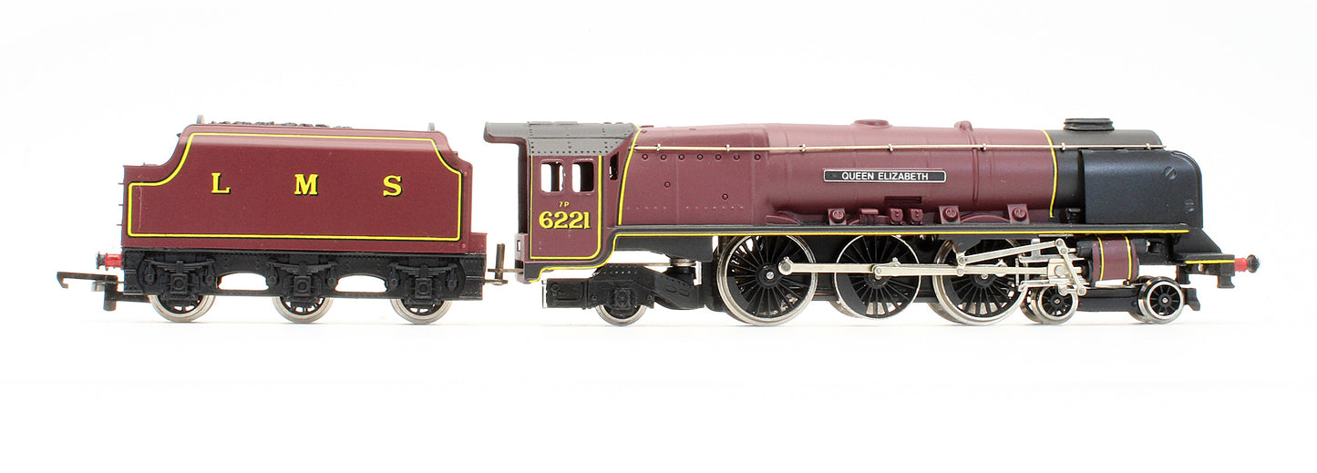 Pre-Owned LMS Maroon 4-6-2 'Queen Elizabeth' 6221 Steam Locomotive
