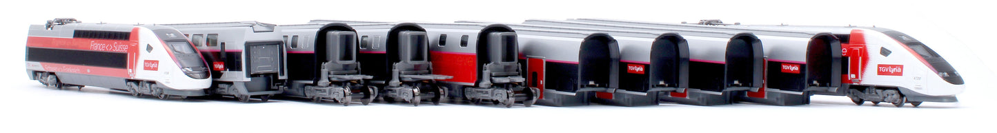 -50128 TGV Lyria Euroduplex 10 Car Powered Set VI