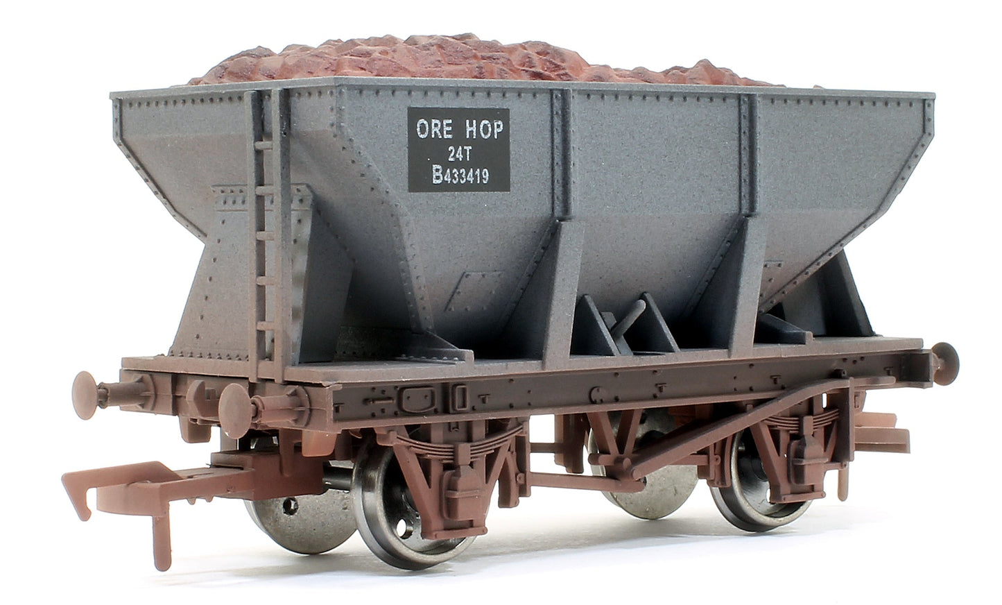Pre-Owned 4F-033-012 24T Steel Ore Hopper BR B433419 - Weathered