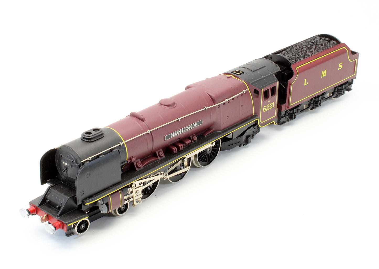 Pre-Owned LMS Maroon 4-6-2 'Queen Elizabeth' 6221 Steam Locomotive