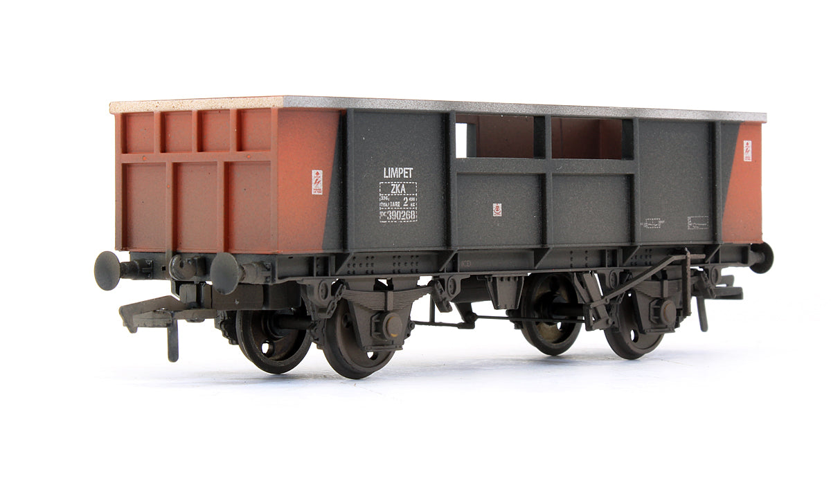 Pre-Owned 34 Tonne Limpet ZKA Open Ballast Wagon Orange / Black - Custom Weathered