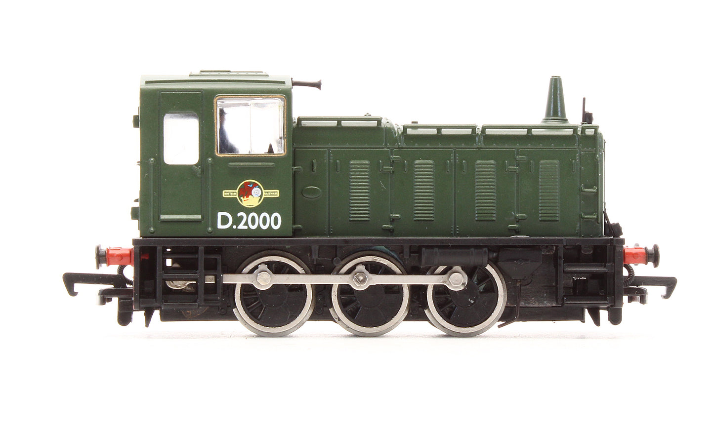 Pre-Owned 31-350 Class 03 BR Green D2000 Diesel Shunter Locomotive