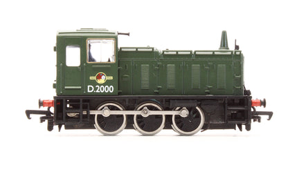 Pre-Owned 31-350 Class 03 BR Green D2000 Diesel Shunter Locomotive