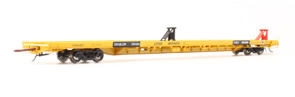 Pre-Owned G29543 TTEX F89F 89' Flat Car 161109 Two Car Set