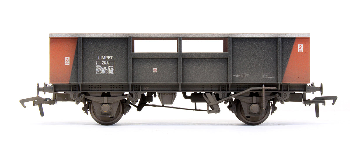 Pre-Owned 34 Tonne Limpet ZKA Open Ballast Wagon Orange / Black - Custom Weathered