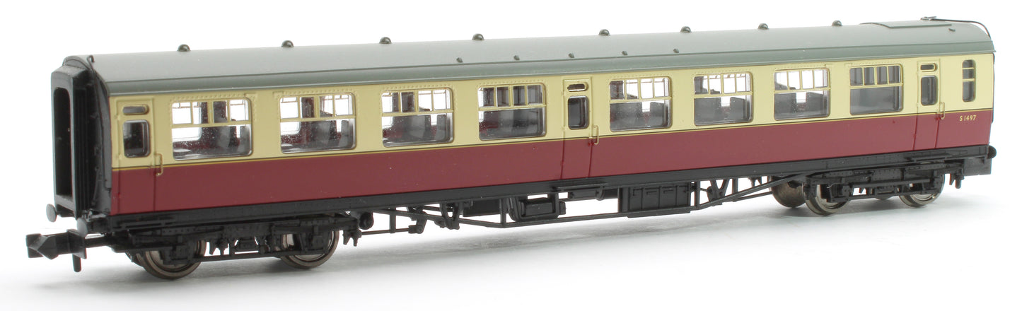 Pre-Owned BR Crimson and Cream Bulleid Third Open Coach