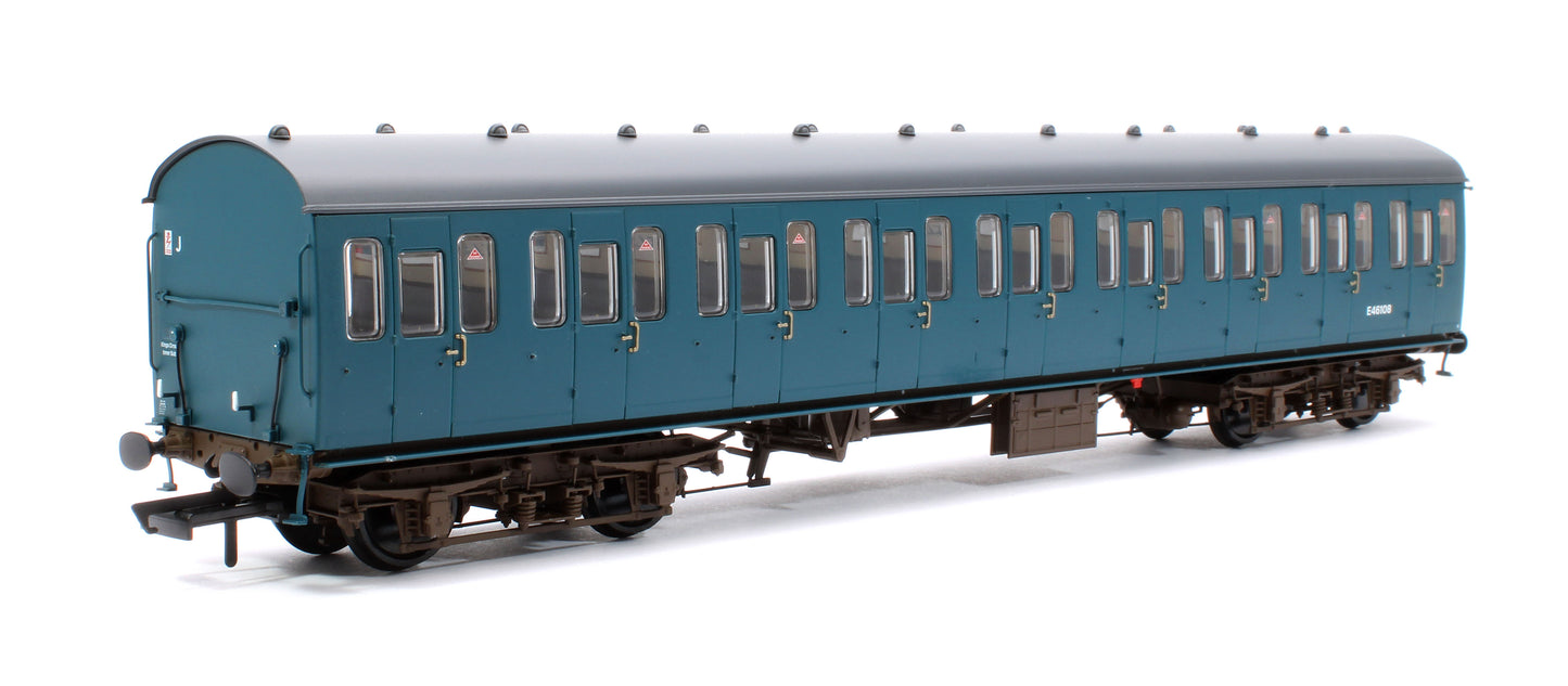 BR Mk1 57' Non-Gangway Coach - S - BR Rail Blue: E46108