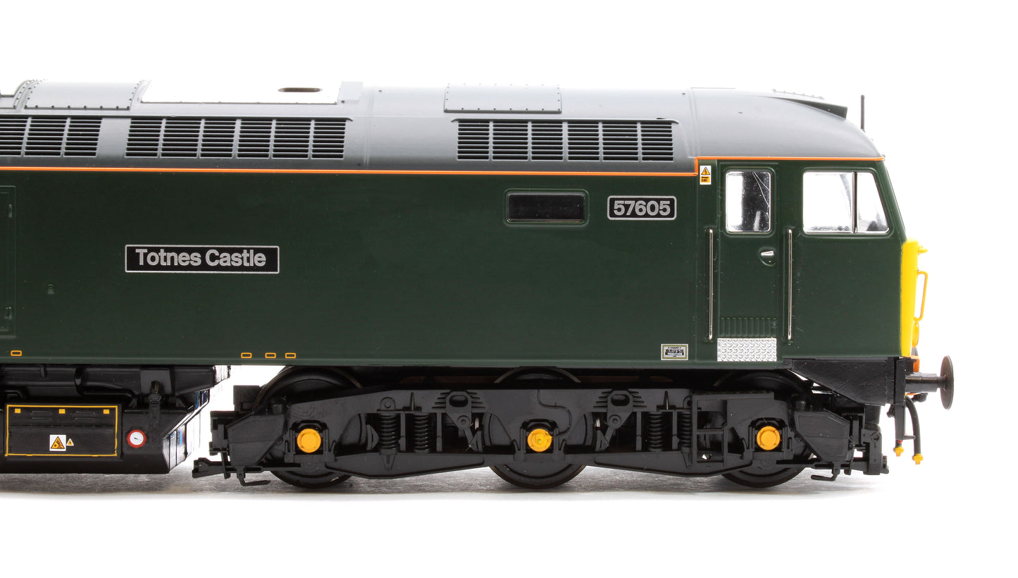 Class 57 GWR Green 57605 Totnes Castle Diesel Locomotive