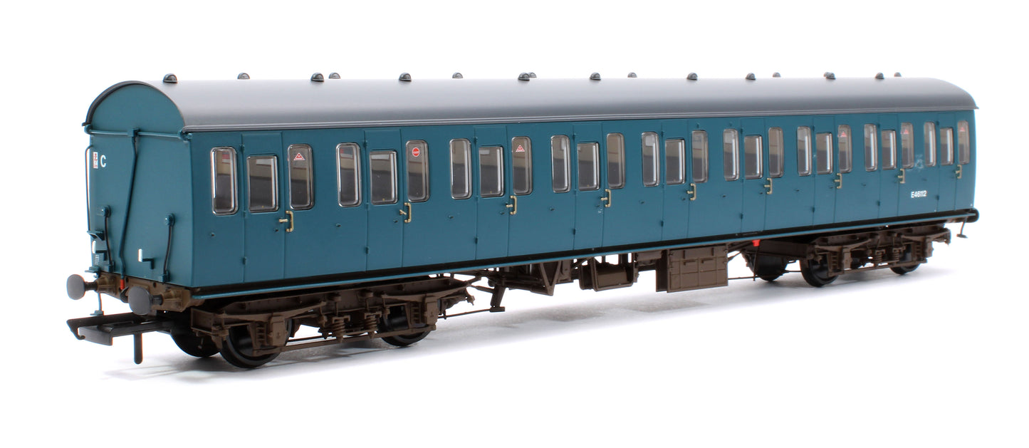 BR Mk1 57' Non-Gangway Coach - S - BR Rail Blue: E46112