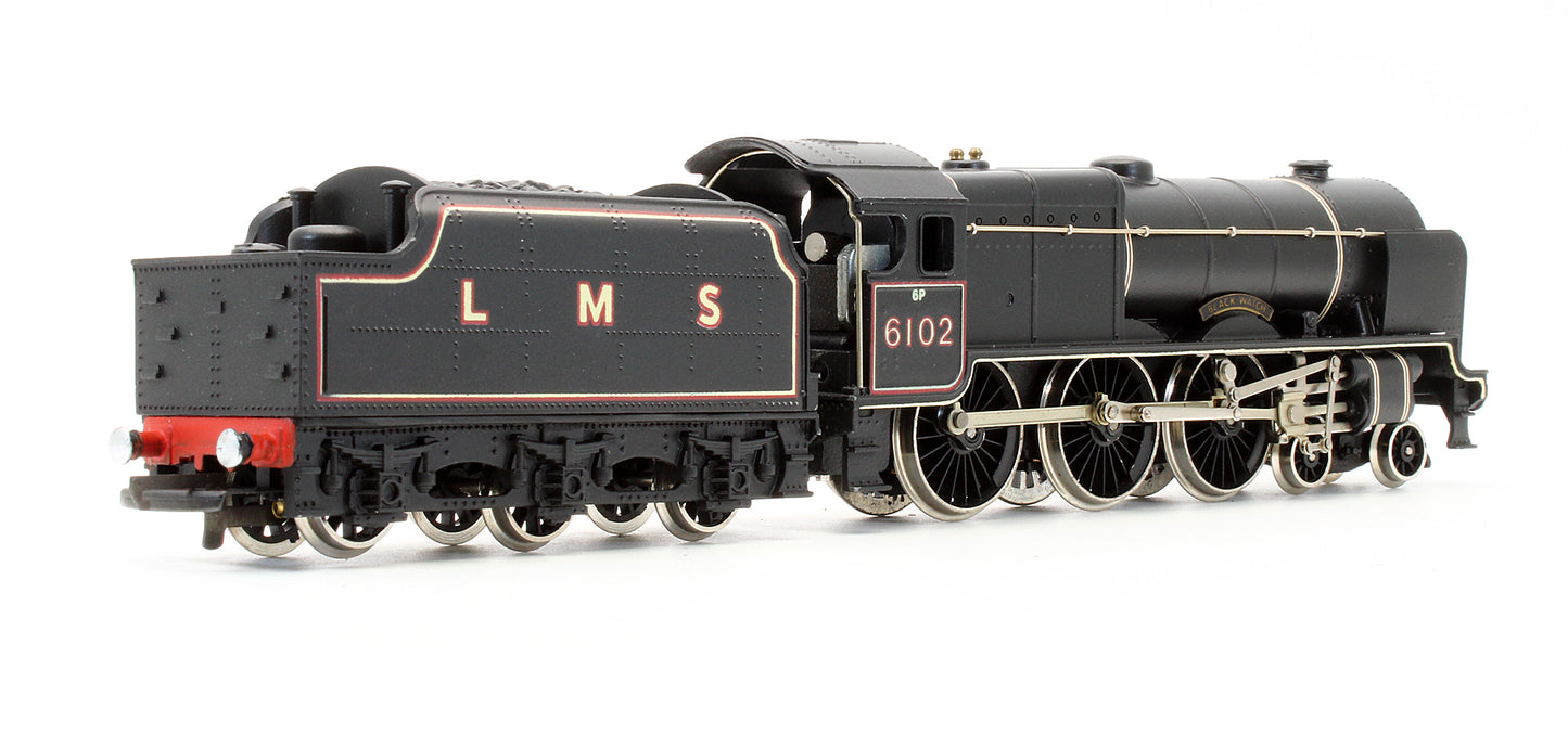 Pre-Owned LMS Black 4-6-0 'Black Watch' 6102 Steam Locomotive
