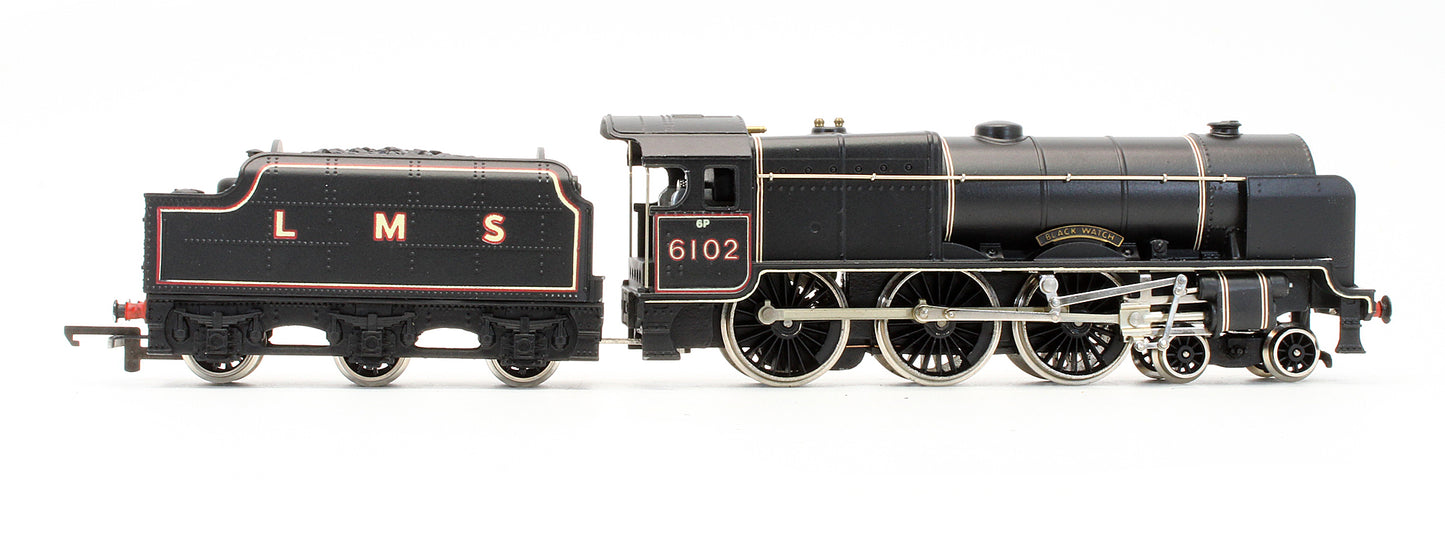 Pre-Owned LMS Black 4-6-0 'Black Watch' 6102 Steam Locomotive