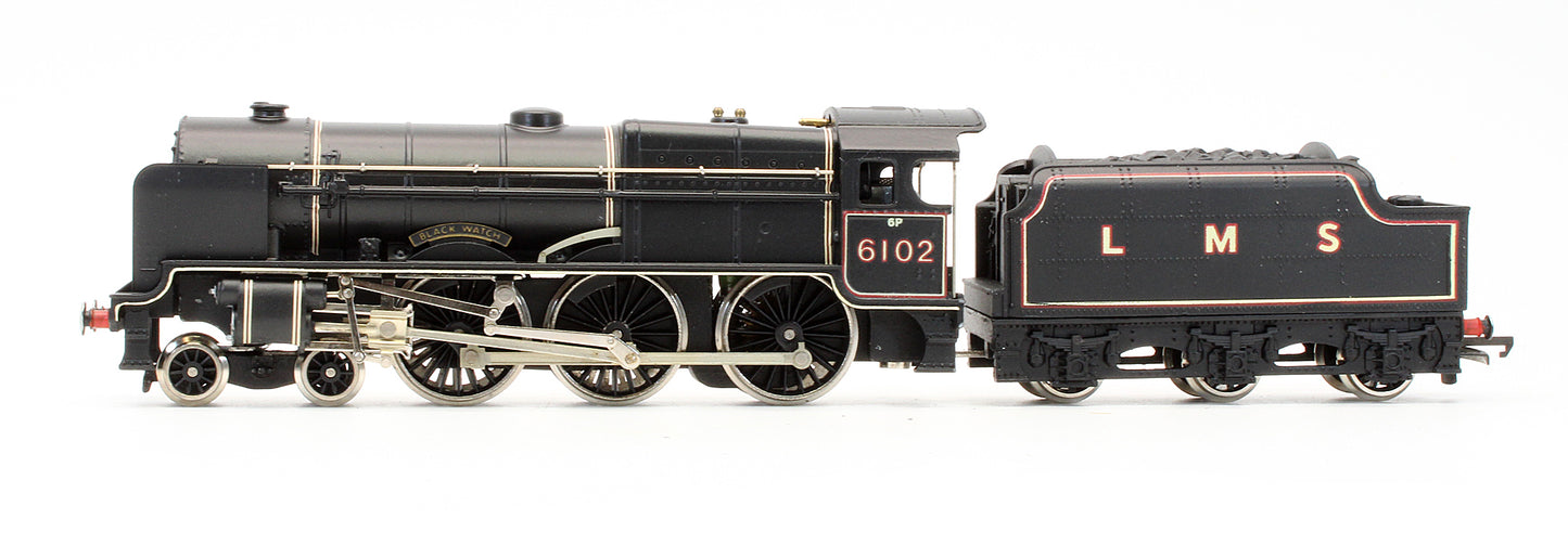 Pre-Owned LMS Black 4-6-0 'Black Watch' 6102 Steam Locomotive