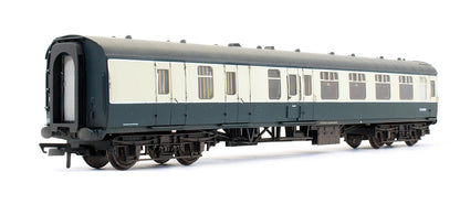 Pre-Owned BR Blue & Grey MK1 Corridor Brake 2nd Class Coach 'W34845' - Custom Weathered