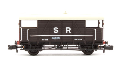 SE&CR 25T 'Dance Hall' Brake Van SR Brown No.55462