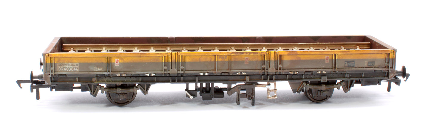 Pre-Owned ZAA Pike Open Wagon BR Civil Engineers Dutch Wagon DC 460046 - Weathered