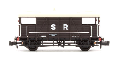 SE&CR 25T 'Dance Hall' Brake Van SR Brown No.55458