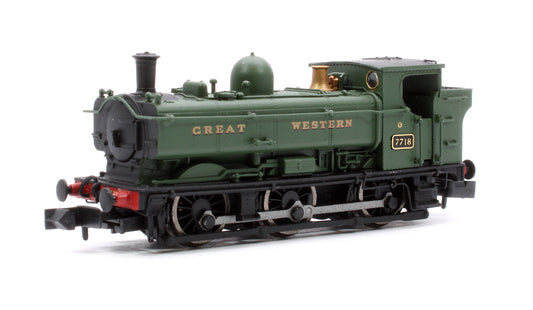 GWR 57xx 0-6-0 Pannier 7718 GWR Green Great Western - DCC Fitted