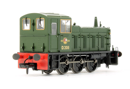 Pre-Owned Class 03 BR Plain Green Late Crest D2011 Diesel Shunter Locomotive - DCC Fitted
