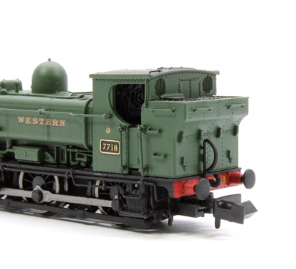 GWR 57xx 0-6-0 Pannier 7718 GWR Green Great Western - DCC Fitted