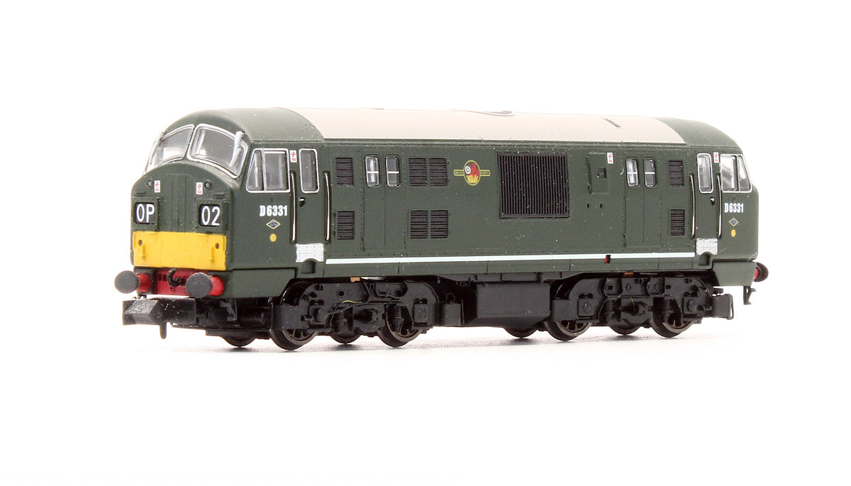Pre-Owned 2D-012-005 Class 22 D6331 BR Green With Small Yellow Warning Panel Diesel Locomotive - DCC Fitted