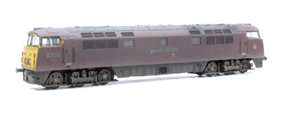 Pre-Owned 2D-003-009 BR D1045 'Western Viscount' Maroon Full Yellow Ends Diesel Locomotive (Weathered)
