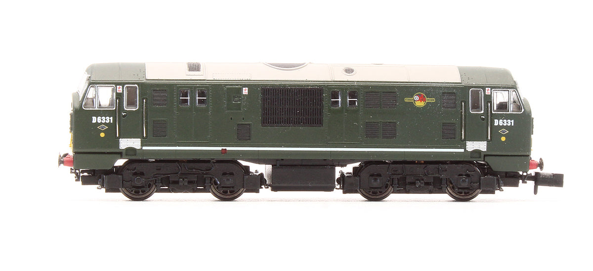 Pre-Owned 2D-012-005 Class 22 D6331 BR Green With Small Yellow Warning Panel Diesel Locomotive - DCC Fitted