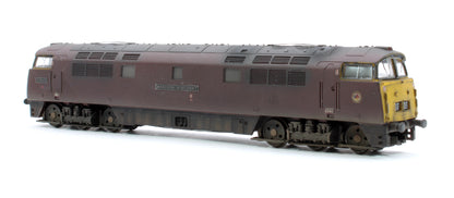 Pre-Owned 2D-003-009 BR D1045 'Western Viscount' Maroon Full Yellow Ends Diesel Locomotive (Weathered)