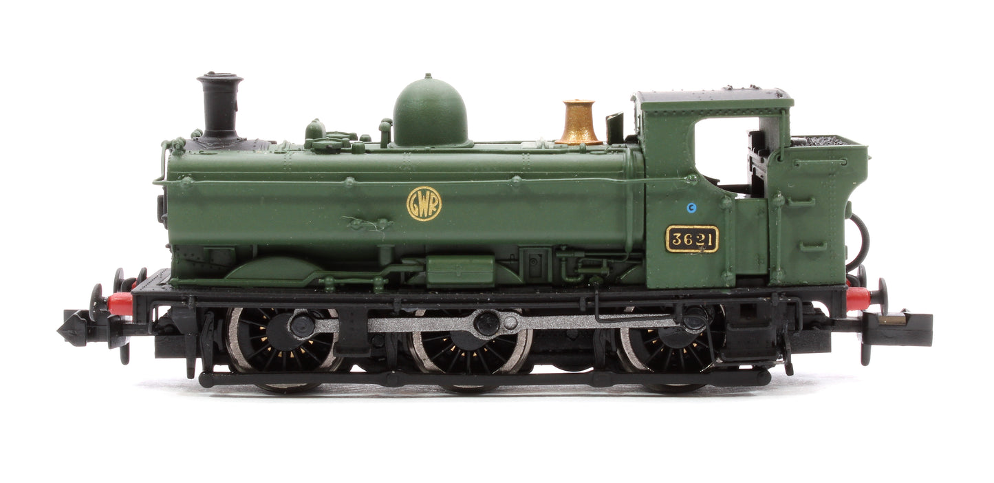 GWR 57xx 0-6-0 Pannier 3621 GWR Shirtbutton - DCC Fitted