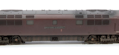 Pre-Owned 2D-003-009 BR D1045 'Western Viscount' Maroon Full Yellow Ends Diesel Locomotive (Weathered)
