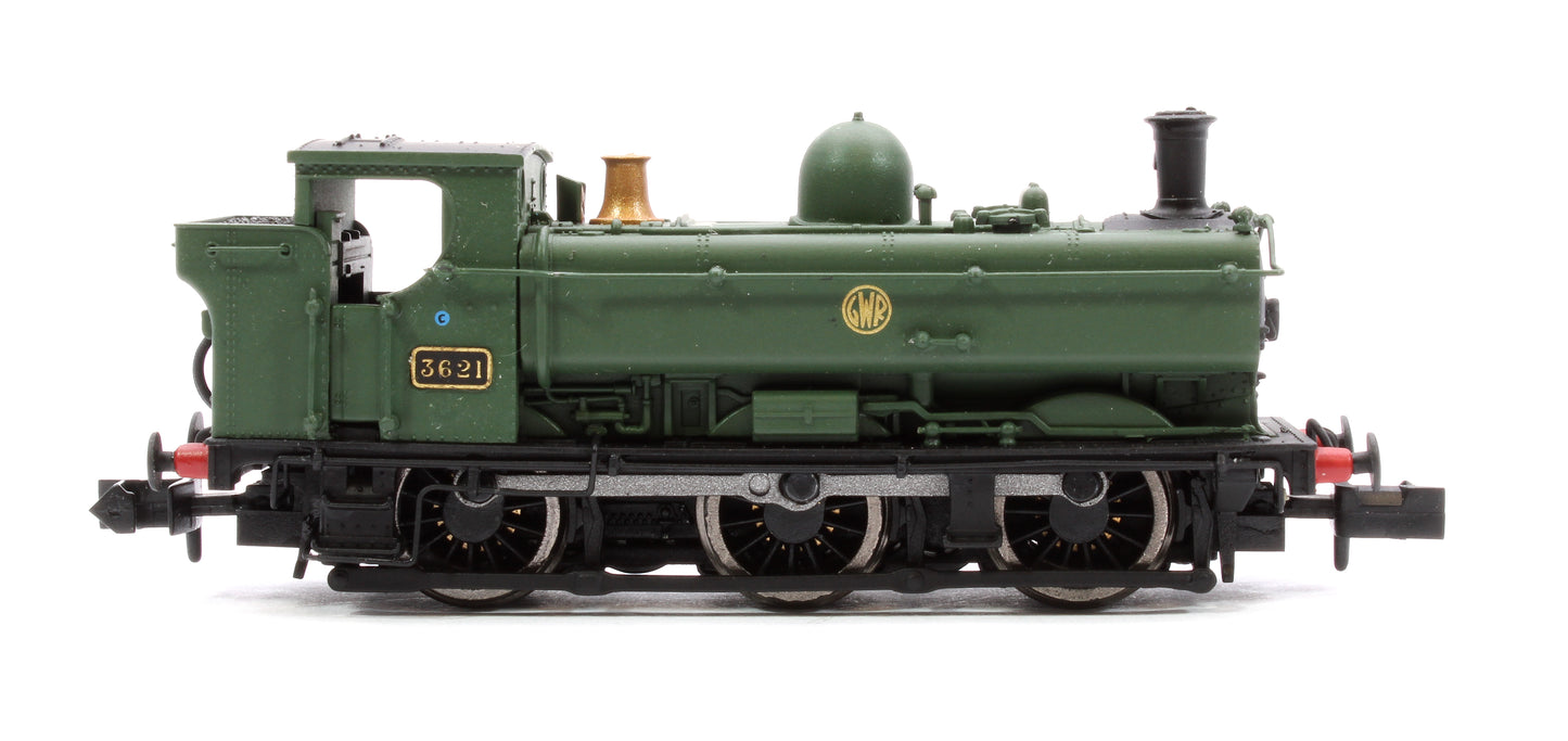 GWR 57xx 0-6-0 Pannier 3621 GWR Shirtbutton - DCC Fitted