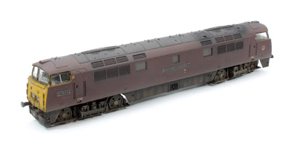 Pre-Owned 2D-003-009 BR D1045 'Western Viscount' Maroon Full Yellow Ends Diesel Locomotive (Weathered)
