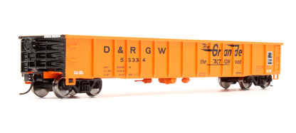 Pre-Owned 910-6157 53' Smooth-Side Gondola Denver & Rio Grande Western - Road #56334
