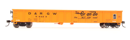 Pre-Owned 910-6157 53' Smooth-Side Gondola Denver & Rio Grande Western - Road #56334
