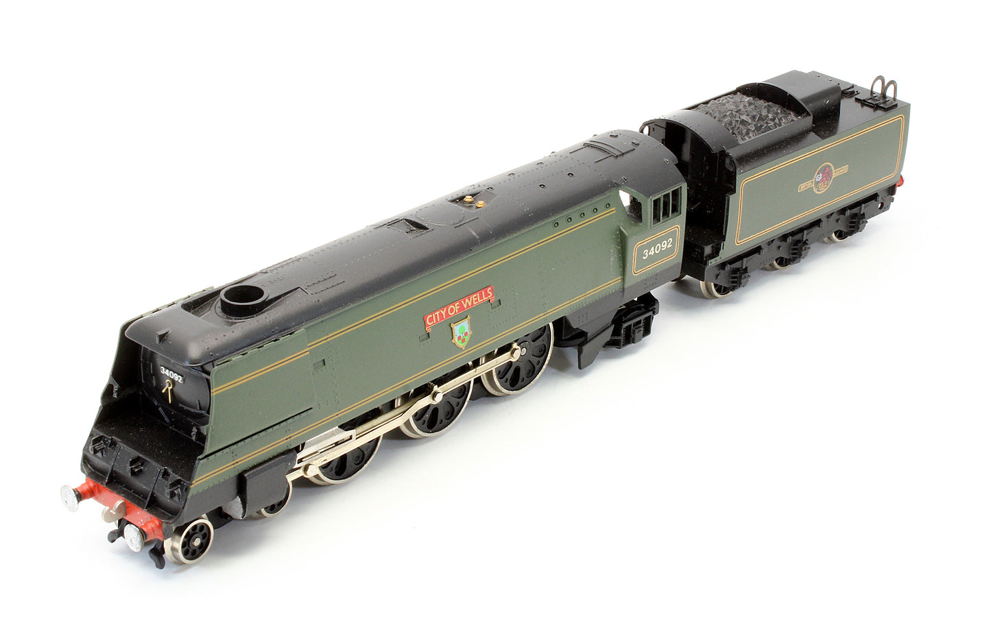 Pre-Owned BR Green  4-6-2 Streamlined West Country Class 'City Of Wells' 34092 Steam Locomotive