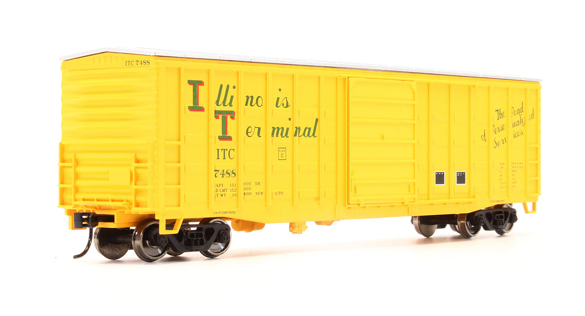 Pre-Owned 910-2328 50' Waffle-Side Box Car Illinois Terminal - Road #7488