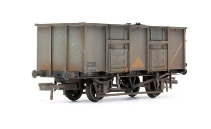 Pre-Owned 24.5 Ton Mineral Wagon BR Grey Yellow Triangle - Exclusive Edition - Custom Weathered