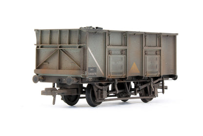 Pre-Owned 24.5 Ton Mineral Wagon BR Grey Yellow Triangle - Exclusive Edition - Custom Weathered