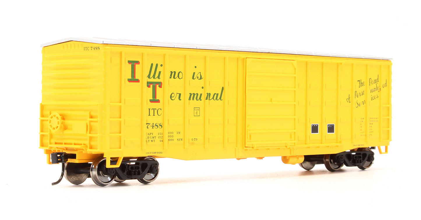 Pre-Owned 910-2328 50' Waffle-Side Box Car Illinois Terminal - Road #7488