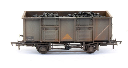 Pre-Owned 24.5 Ton Mineral Wagon BR Grey Yellow Triangle - Exclusive Edition - Custom Weathered