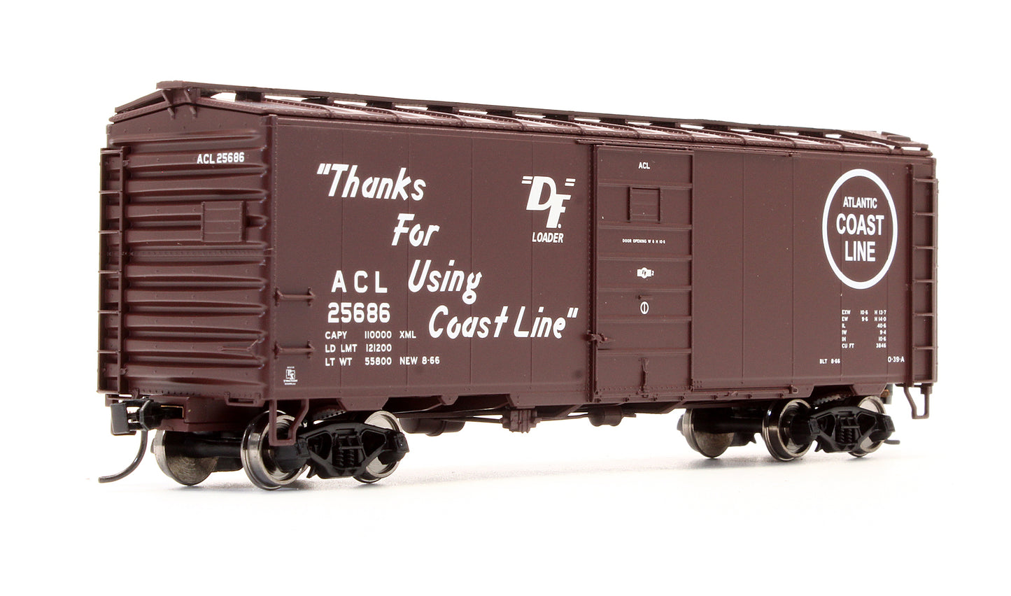 Pre-Owned 910-2386 40' PS-1 Box Car Atlantic Coast Line - Road #25686