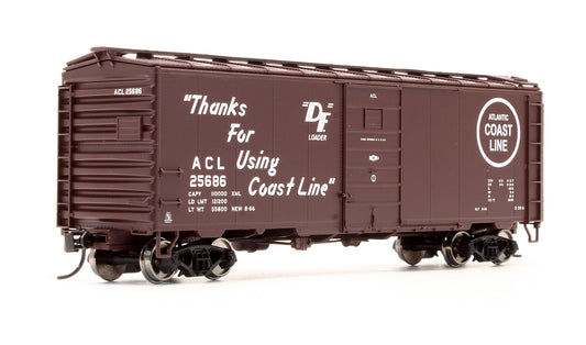 Pre-Owned 910-2386 40' PS-1 Box Car Atlantic Coast Line - Road #25686