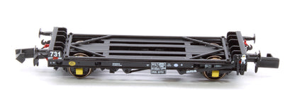 Pre-Owned PFA 2 axle container flat (Triple Pack, no containers provided) - Version P