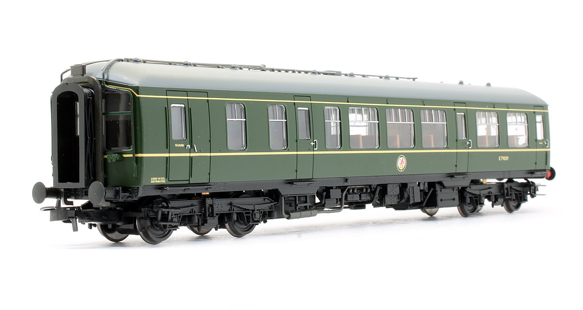 Pre-Owned 32-516A Derby Lightweight Two Car DMU BR Green With Speed Whiskers